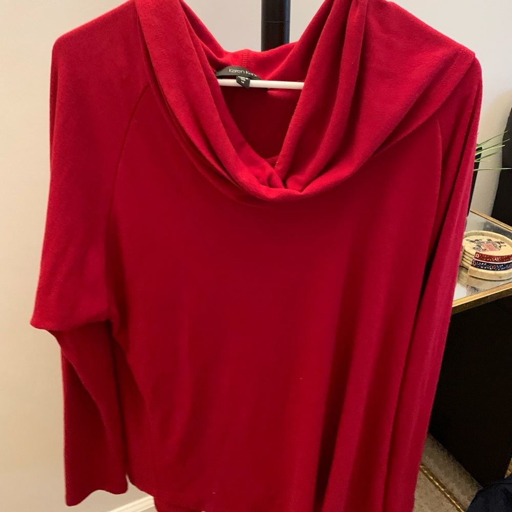 Beautiful red sweater!